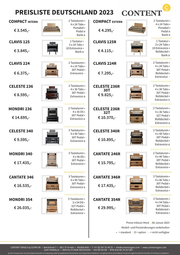 Orgel Content Compact 224 intern